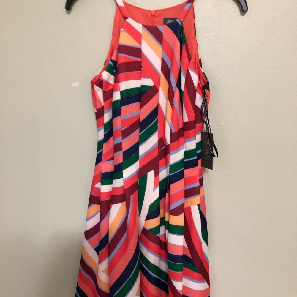 Vince Camuto Multicolor Strapless Dress